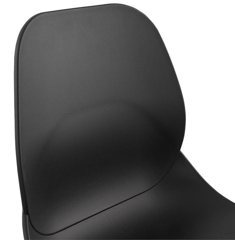 Black desk chair 'NADIA' on wheels