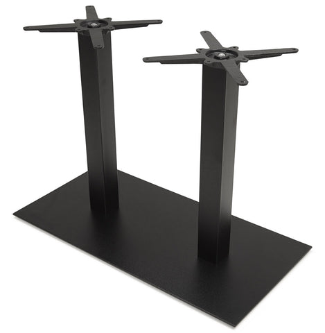 NERO DOUBLE' 75 table foot in black painted metal