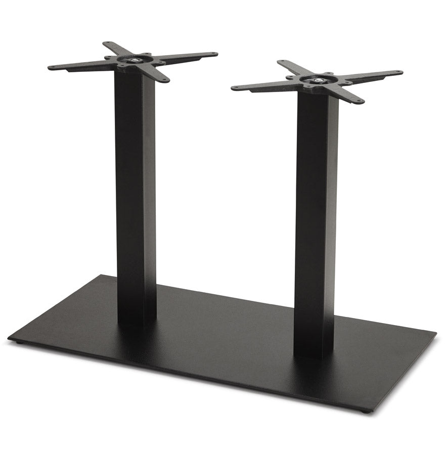 NERO DOUBLE' 75 table foot in black painted metal