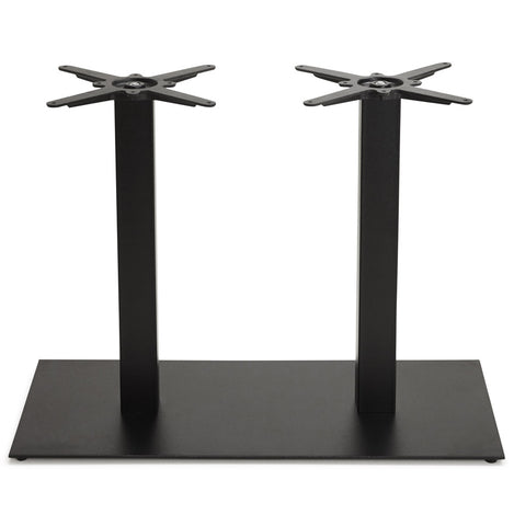 NERO DOUBLE' 75 table foot in black painted metal