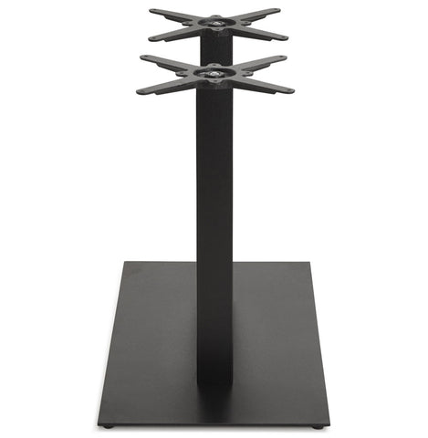 NERO DOUBLE' 75 table foot in black painted metal