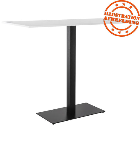 Table foot 'NERO XL' 110 of black painted metal