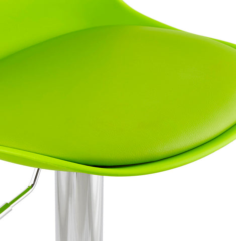 Adjustable stool 'PRINCES' in green