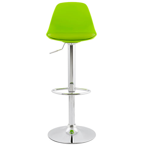 Adjustable stool 'PRINCES' in green