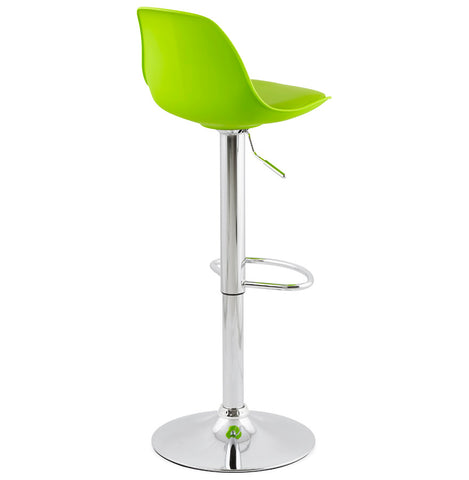 Adjustable stool 'PRINCES' in green