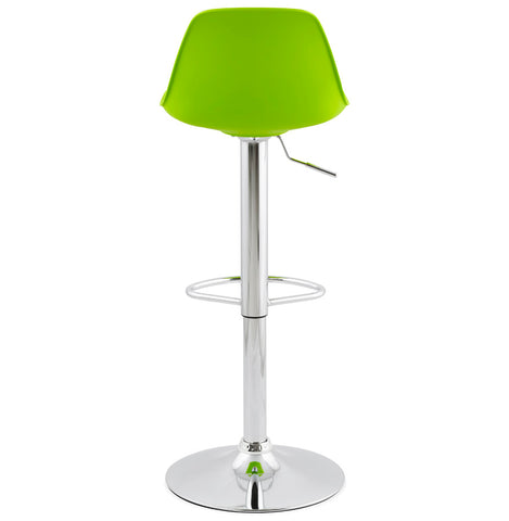 Adjustable stool 'PRINCES' in green