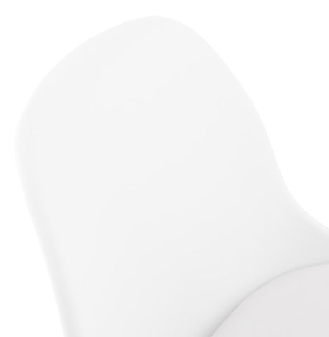 White adjustable stool 'PRINCES'