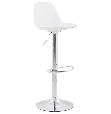 White adjustable stool 'PRINCES'