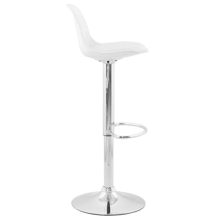 White adjustable stool 'PRINCES'