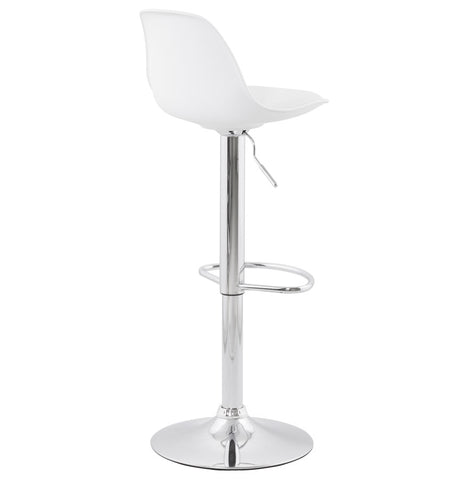 White adjustable stool 'PRINCES'