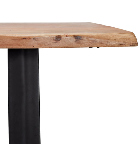 Industriële eettafel 'RAFA' in massief hout en metaal - 200x95 cm