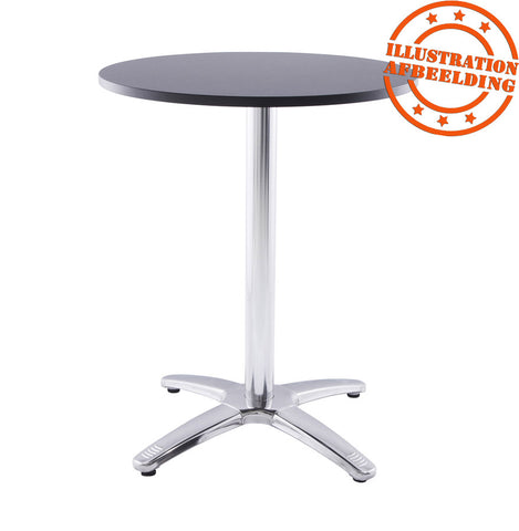 Black, round table top 'RINGO' Ø 60cm