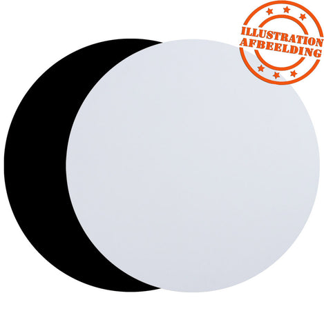 Black, round table top 'RINGO' Ø 60cm