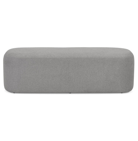 Dark grey fabric 'SITO' design bench