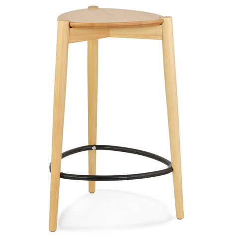 Medium-height snack stool 'TIARA MINI' in natural ash