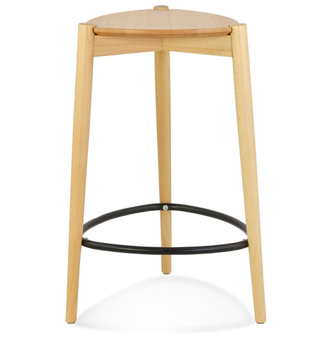 Medium-height snack stool 'TIARA MINI' in natural ash