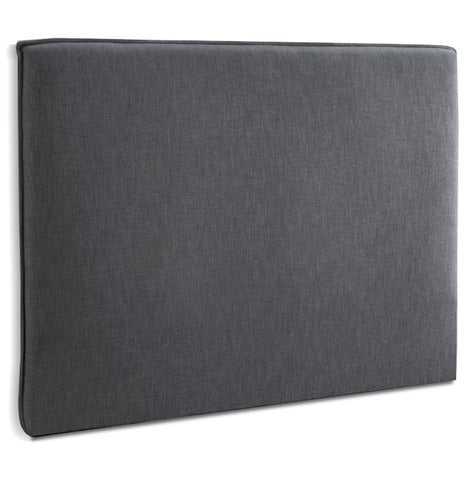 Anthracite gray fabric headboard 'TIESTO' - width 160 cm