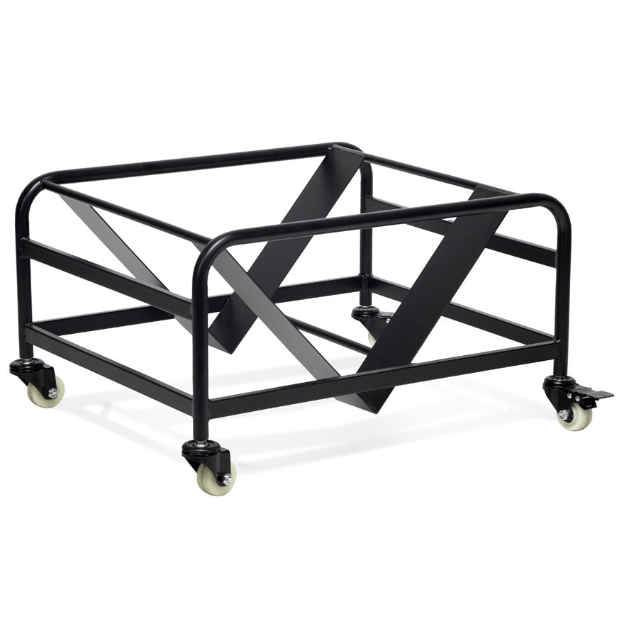 Cart 'TROLLY' black for transporting chairs 'PILA'