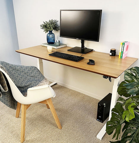 Black electric sit/stand desk 'BIONIK' - 150x70 cm