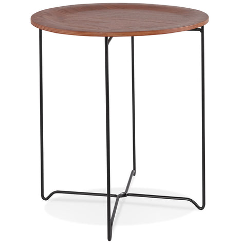 Design side table 'TSUNAMI' black industrial style