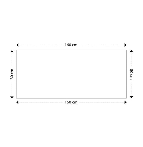 Straight design desk 'XLINE' with natural wood finish and black metal - 160x80 cm