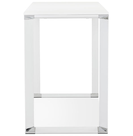 High table/desk in white wood 'XLINE HIGH TABLE' - 140x70 cm