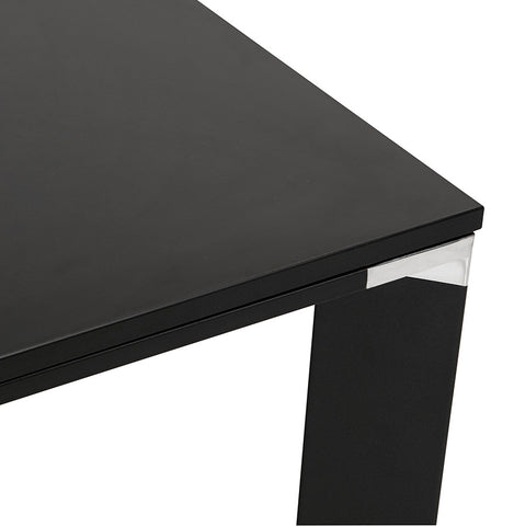 High table / desk in black wood 'XLINE HIGH TABLE' - 140x70 cm