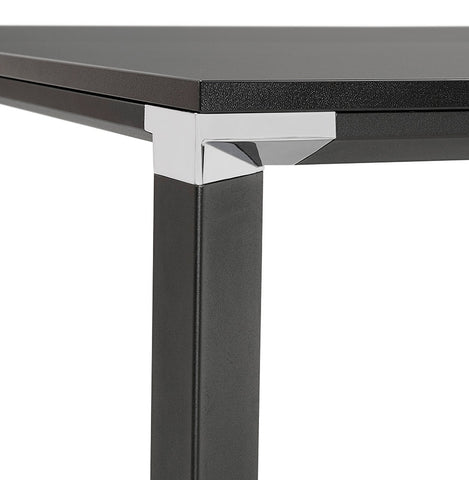 High table / desk in black wood 'XLINE HIGH TABLE' - 140x70 cm