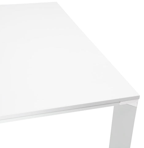 White conference table/bench desk 'XLINE SQUARE' - 160x160 cm