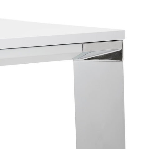 White conference table/bench desk 'XLINE SQUARE' - 160x160 cm