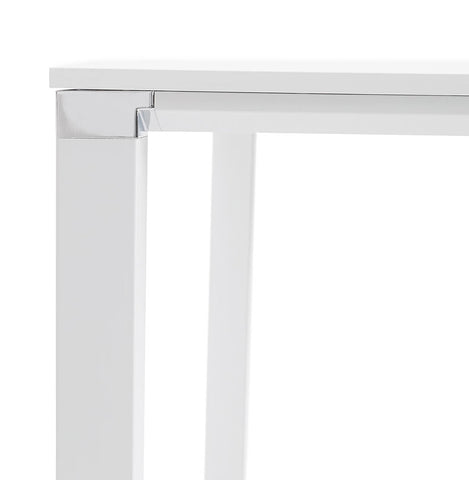 White conference table/bench desk 'XLINE SQUARE' - 160x160 cm