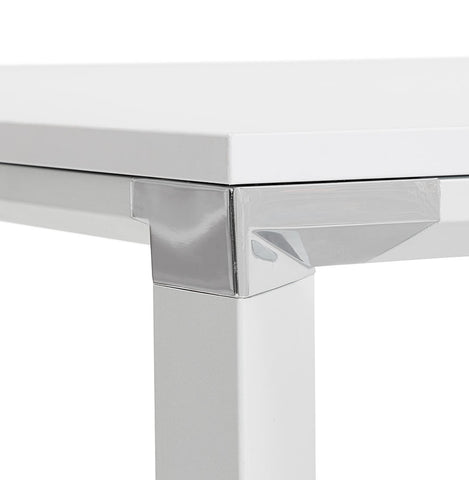 White conference table/bench desk 'XLINE SQUARE' - 160x160 cm