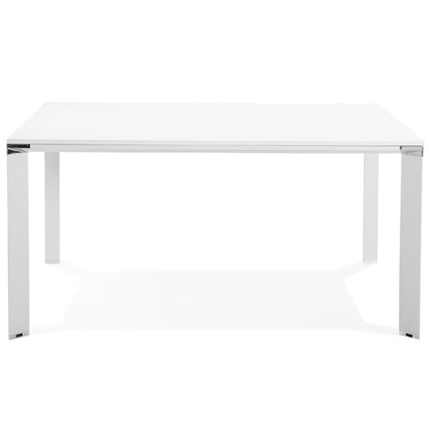 White conference table/bench desk 'XLINE SQUARE' - 160x160 cm