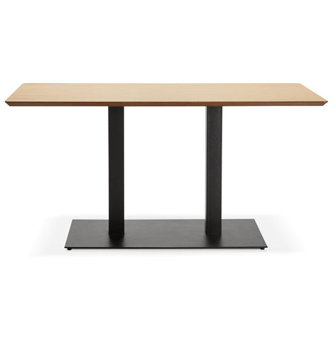 Design tafel / bureau 'ZUMBA' met naturel houten afwerking - 150x70 cm